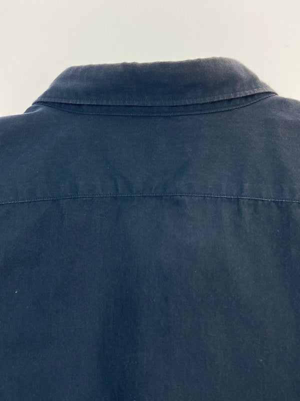 【中古品】【メンズ】 ナナミカ REGULAR COLLAR WIND H S SHIRT SUGS301 レギュラーカラー ワイド シャツ 半袖 メンズ トップス 140-251130-em-22-min サイズ:M カラー:ネイビー 万代Net店