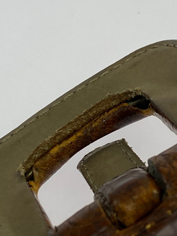 【中古品】【メンズ】 OLD LOEWE オールド ロエベ ANAGRAM LEATHER BELT アナグラム レザー ベルト ヴィンテージ 183-251130-em-54-min カラー:ブラウン 万代Net店