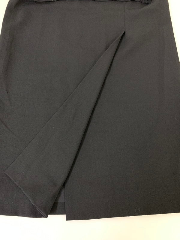 【中古品】【レディース】 イッセイミヤケ IM51-F0101 WOOL SKIRT ウールスカート 171-251206-zi-32-min サイズ:S カラー:ブラック 万代Net店