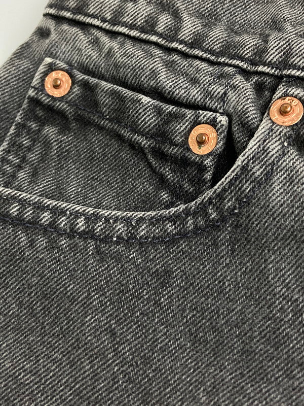 【現状渡し品】【メンズ】 Levi's リーバイス 90'S 後染め 505 BLACK DENIM PANTS 90年代 ブラック デニム パンツ メンズ ボトムス ジーンズ ジーパン 157-251208-em-01-min サイズ:M カラー:グレー 万代Net店