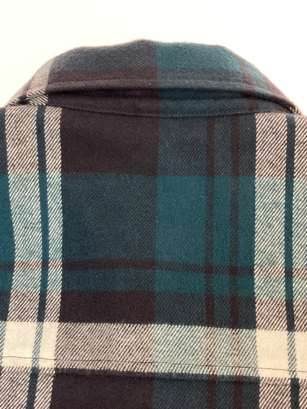 【中古品】【メンズ】 WTAPS ダブルタップス 24SS WCPO 01/LS/COTTON.FLANNEL.TEXTILE 241TQDT-SHM03 ロングスリーブ コットン フランネル テキスタイル 長袖シャツ トップス 142-251201-kk-47-min サイズ:01 カラー:グリーン 万代Net店