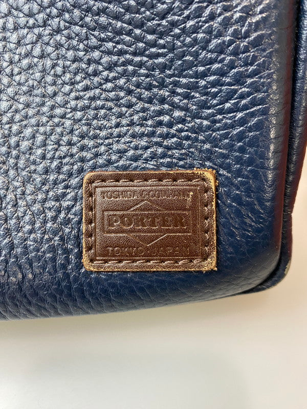 【現状渡し品】【メンズ】 ポーター BLEND 2WAY BRIEFCASE 192-04219 ブレンド 2ウェイ ブリーフケース カバン 188-251204-jt-17-min カラー:ネイビー 万代Net店