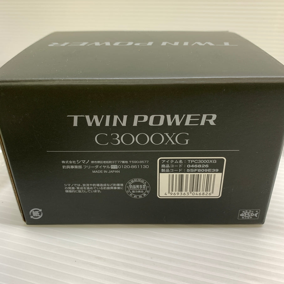 【中古品】 SHIMANO シマノ 24 TWINPOWER ツインパワー C3000XG スピニングリール 釣具 134-251208-cn-3-min 万代Net店