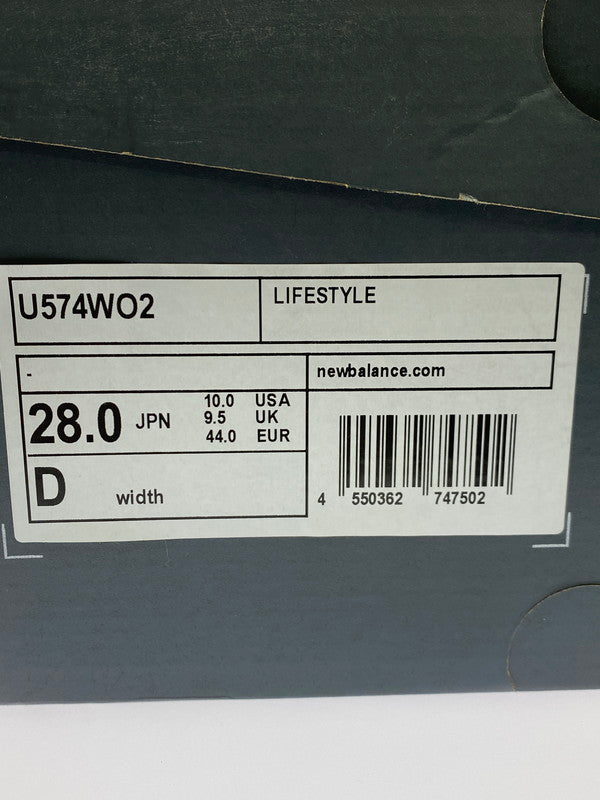 【中古美品】【メンズ】 NEW BALANCE ニューバランス SNEAKERS U574WO2 スニーカー 靴 162-251212-yn-16-min サイズ:28.0cm カラー:ベージュ 万代Net店