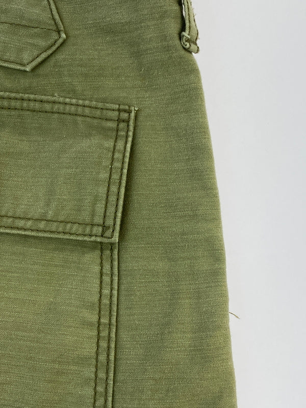 【中古品】【メンズ】 OR SLOW オアスロウ BAKER PANTS OLIVE ベイカーパンツ メンズ ボトムス ミリタリー ファティーグパンツ 151-260731-em-35-min サイズ:2 カラー:オリーブグリーン 万代Net店