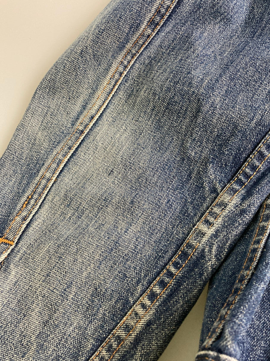 【現状渡し品】【メンズ】 Levi's リーバイス 52刻印 70S 4TH TYPE DENIM JACKET 70505 デニム ジャケット 70年代 Gジャン メンズ アウター ヴィンテージ 146-251214-em-53-min カラー:インディゴブルー 万代Net店
