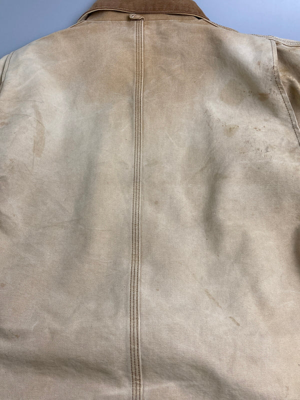 【現状渡し品】【メンズ】 Carhartt カーハート DUCK TRADITIONAL COAT ダックトラディショナルコート アウター ジャケット 146-251213-kk-33-min サイズ:表記なし 下記参照 カラー:ベージュ 万代Net店