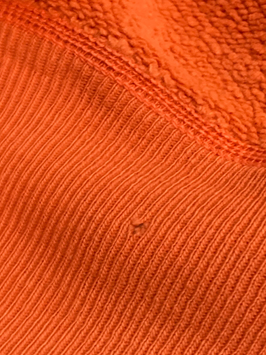 【現状渡し品】【メンズ】 Champion チャンピオン COLLEGE SWEATSHIRT 60'S カレッジ プリント スウェット シャツ 60年代 トレーナー ヴィンテージ 146-251214-em-48-min サイズ:L カラー:オレンジ 万代Net店