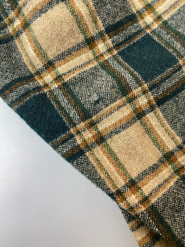 【現状渡し品】【メンズ】 PENDLETON ペンドルトン PENDLETON ペンドルトン 70S WOOL CHECK SHIRT ウールチェックシャツ 146-260408-zi-19-min サイズ:M カラー:グリーン/ベージュ 万代Net店