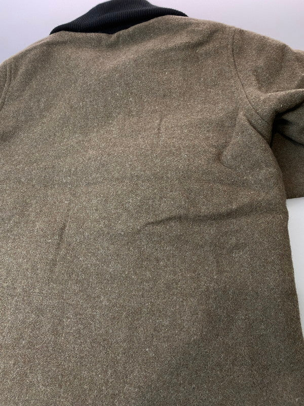 【中古品】【メンズ】 Yarmo ヤーモ ドンキーコート YAR-16AW 03 イギリス製 メンズ アウター ウール 裏地キルティング 141-260106-em-11-min サイズ:38 カラー:ダークブラウン 万代Net店