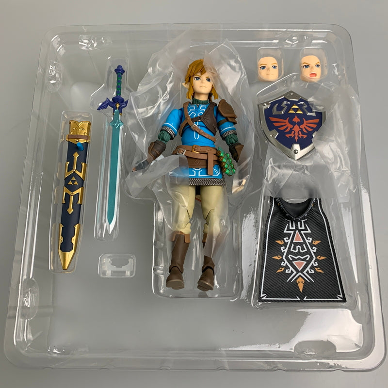 【中古美品】 ゼルダの伝説 figma リンク ティアーズ オブ ザ キングダムver. フィギュア 052-260707-ta-02-min 万代Net店
