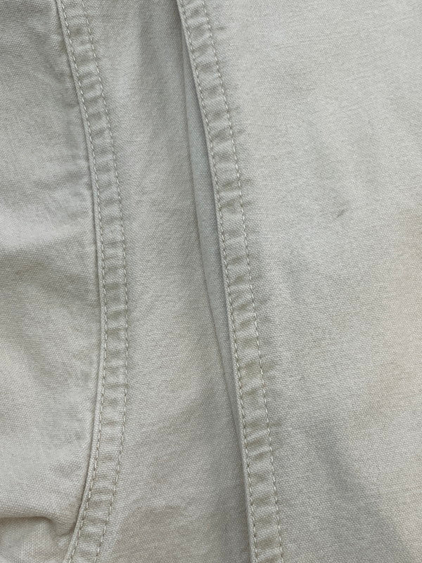 【中古品】【メンズ】 Eddie Bauer エディー・バウアー 80-90’s COVERALL 80-90年代 カバーオール アウター 146-260221-SH-07-min サイズ:L カラー:ホワイト系 万代Net店