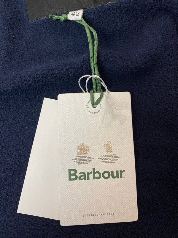 【中古品】【メンズ】 BARBOUR バブアー TRANSPORT STANDCOLLAR 232MCAS075 ONLY ARK別注 トランスポート スタンドカラージャケット メンズ アウター 144-260116-em-18-min サイズ:42 カラー:ネイビー 万代Net店