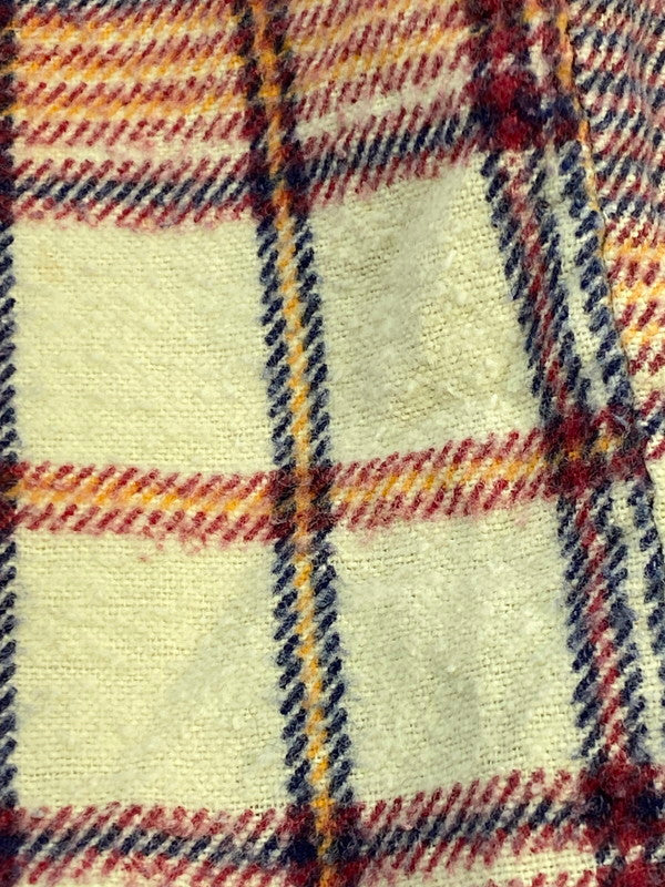 【現状渡し品】【メンズ】 SEARS シアーズ 70~80S PERMA-PREST CHECK FLANNEL SHIRT RED チェックフランネルシャツ ロングスリーブ 146-260117-AS-12-min サイズ:L カラー:マルチカラー 万代Net店