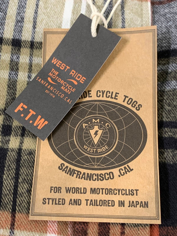 【中古品】【メンズ】 WEST RIDE ウエストライド LS CHECK FLANNEL SHIRT ロングスリーブ チェックフランネルシャツ トップス 145-260409-SH-17-min サイズ:M カラー:マルチカラー 万代Net店