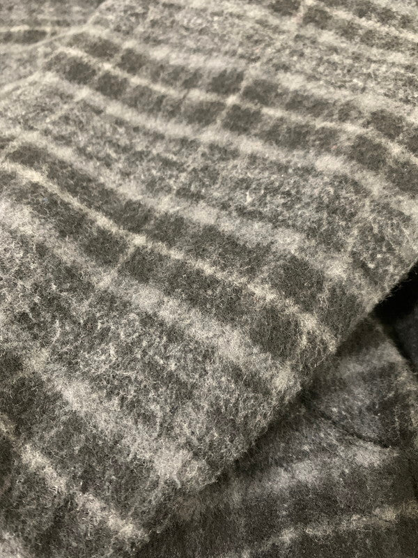 【中古品】【メンズ】 Supreme シュプリーム 23AW PLAID WOOL HOODED WORK JACKET ウール フーデット ワークジャケット アウター 149-260117-AS-21-min サイズ:M カラー:ブラック/グレー 万代Net店