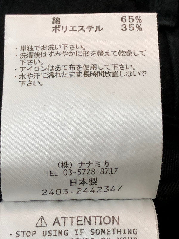 【中古品】【メンズ】 NANAMICA ナナミカ SUCS401 WIDE CHINO PANTS ワイド チノ パンツ ボトムス 155-260424-jt-25-min サイズ:30 カラー:ブラック 万代Net店