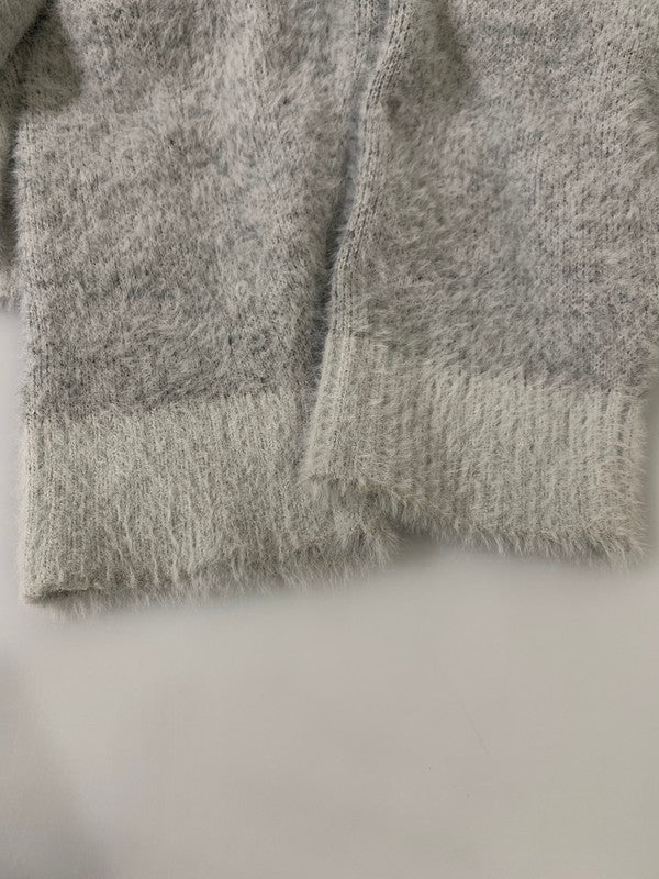 【中古品】【メンズ】 HUF ハフ 24AW HORIZON SHAGGY CREWNECK SWEATER KN00521 ホライゾンシャギークルーネックセーター トップス ニット 142-260404-kk-15-min サイズ:L カラー:グレー 万代Net店