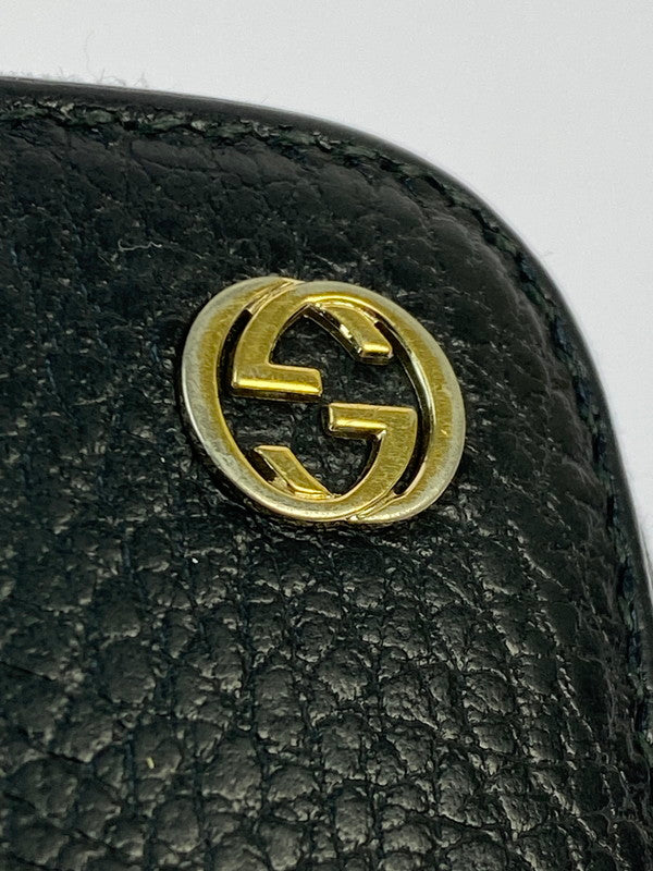 【中古品】【メンズ/レディース】 GUCCI グッチ 509644 インターロッキングG ロングウォレット 長財布 181-260207-zi-26-min カラー:ブラック 万代Net店