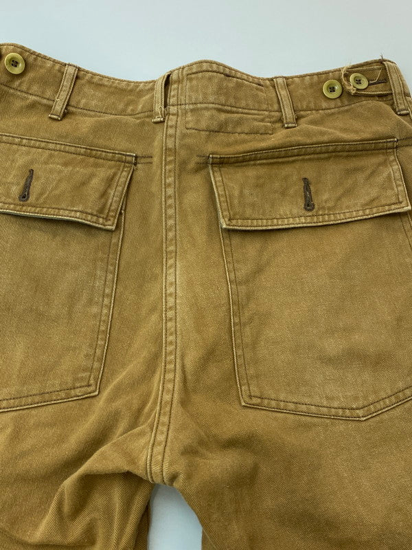 【中古品】【メンズ】 MISTER FREEDOM ミスターフリーダム ×SUGAR CANE シュガーケーン SC41291 BROWN TWILL CREW PANTS ツイル クルー パンツ 156-260125-zi-29-min サイズ:32 カラー:ブラウン系 万代Net店