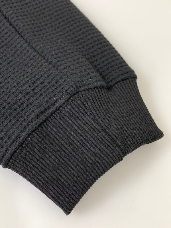 【中古品】【メンズ】 BLESSU ブレスユー THERMAL L S TEE BU0137 サーマル 長袖 Tシャツ メンズ トップス 142-260202-em-40-min サイズ:L カラー:ブラック 万代Net店