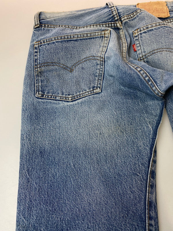 【現状渡し品】【メンズ】 80's 501 DENIM PANTS VINTAGE 80年代 501 デニムパンツ ボトムス ジーンズ 66後期 ヴィンテージ 157-260131-kk-23-min サイズ:32 カラー:ライトインディゴ 万代Net店