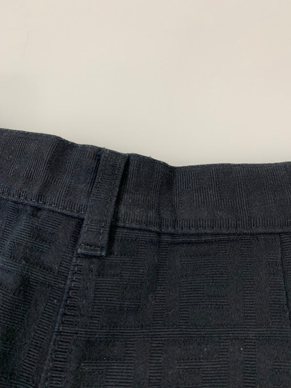 【中古品】【レディース】 FENDI フェンディ ZUCCA PATTERN PANT ズッカ ペカン パンツ レディース ボトムス 171-260202-em-29-min サイズ:28 カラー:ブラック 万代Net店