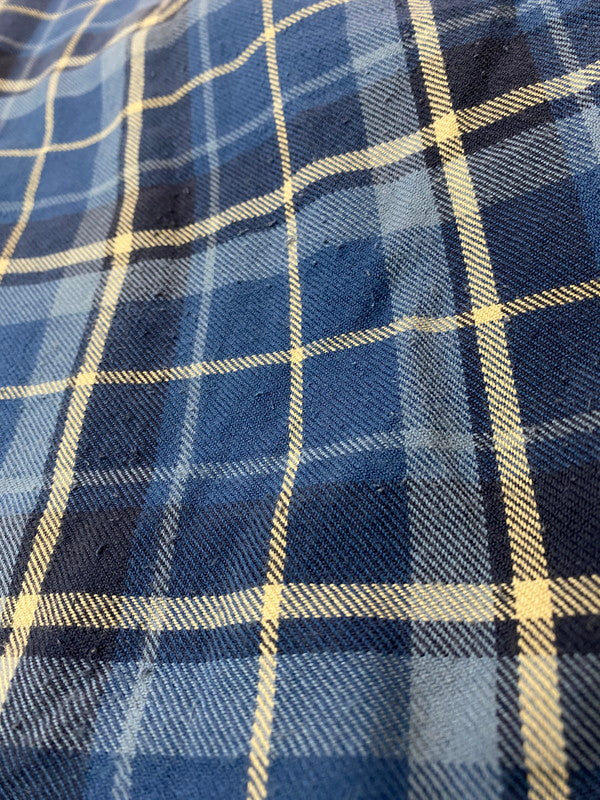 【中古品】【メンズ】 L.L.Bean エルエルビーン FLEECE LINER CHECK SHIRT フリース ライナー チェック シャツ メンズ トップス 144-260220-em-46-min サイズ:L カラー:ブルー 万代Net店