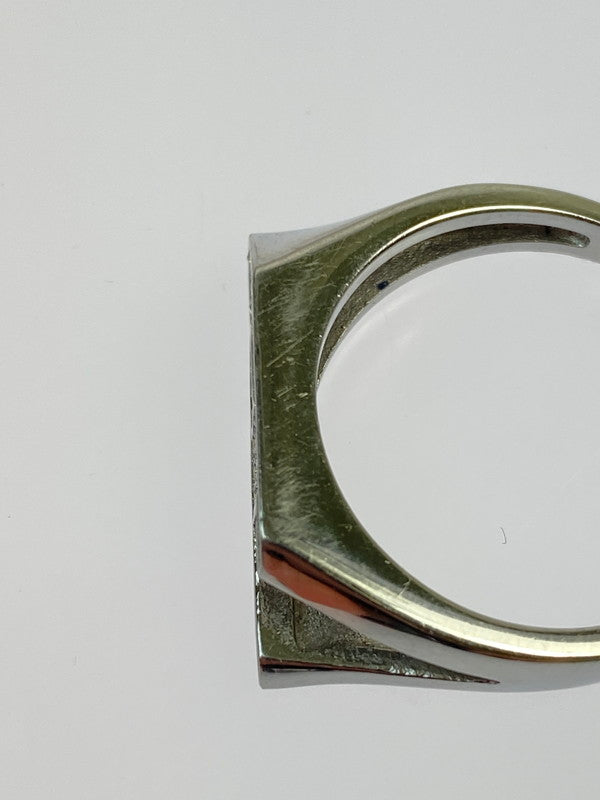 【中古品】【メンズ】 DIESEL ディーゼル DX1629040 D LOGO RING リング 指輪 192-260207-zi-34-min カラー:シルバー 22号 万代Net店