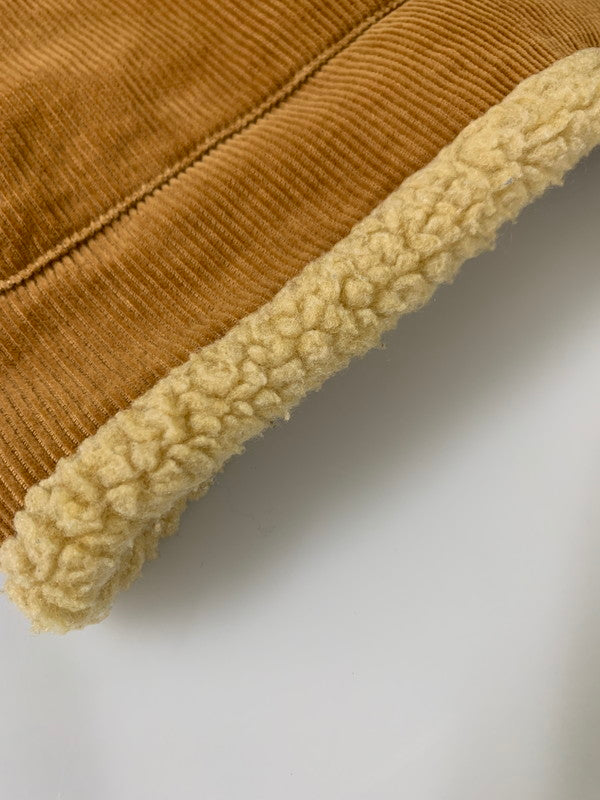 【中古品】【メンズ】 SUGAR CANE シュガーケーン CORDUROY BOA JACKET SC10333 コーデュロイ ボアジャケット アウター 145-260222-kk-12-min サイズ:M カラー:ブラウン 万代Net店