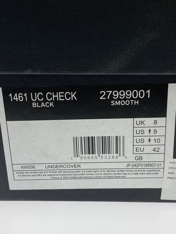 【中古美品】【メンズ】 Dr.Martens ドクターマーチン × UNDERCOVER アンダーカバー 27999001 1461 164-260206-jt-19-min サイズ:UK 8 カラー:ブラック 万代Net店