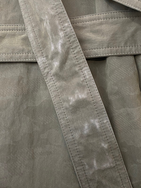 【中古品】【メンズ】 FACONNABLE ファッソナブル TRENCH COAT トレンチコート アウター 141-260320-zi-20-min サイズ:52 カラー:オリーブグリーン 万代Net店