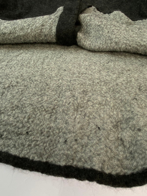 【中古品】【メンズ】 THE INOUE BROTHERS ALPACA WOOL L/S SHIRT ザイノウエブラザーズ アルパカ ウール ロングスリーブシャツ 長袖シャツ トップス 140-260319-yn-12-min サイズ:M カラー:ダークグレー 万代Net店