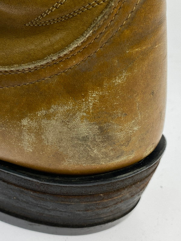 【中古品】【メンズ】 TONY LAMA トニーラマ LEATHER WESTERN BOOTS レザー ウエスタンブーツ 靴 164-260211-kk-11-min サイズ:表記不明 下記参照 カラー:CAMEL 万代Net店