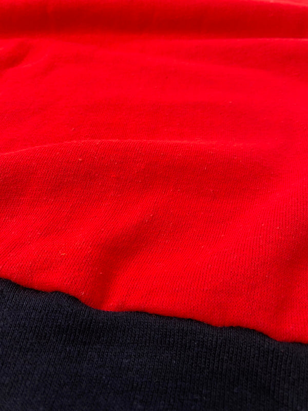 【中古品】【メンズ】 WRANGLER ラングラー SS SWEAT SHIRT USA製 ショートスリーブ スウェットシャツ アメリカ製 半袖 メンズ トップス 146-260717-em-39-min サイズ:L カラー:レッド/ネイビー 万代Net店