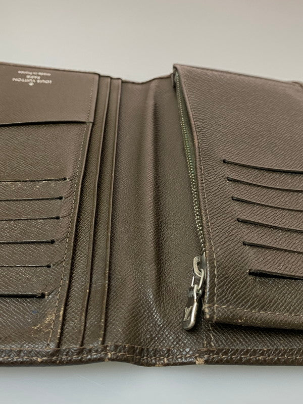 【現状渡し品】【メンズ】 LOUIS VUITTON ルイ・ヴィトン タイガ ポルトフォイユ ブラザ M32578 SP3162 ロングウォレット 二つ折り長財布 179-260222-kk-31-min カラー:グリズリ 万代Net店