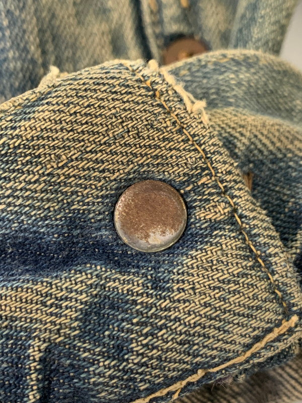 【現状渡し品】【メンズ】 Levi's リーバイス 50'S 革パッチ 517XX DENIM JACKET デニムジャケット アウター ヴィンテージ 146-260225-AS-17-min サイズ:下記参照 カラー:インディゴ 万代Net店