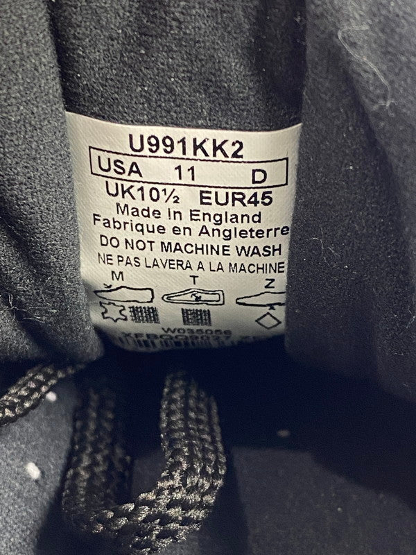 【中古品】【メンズ】 NEW BALANCE ニューバランス 991V2 靴 シューズ スニーカー 162-260225-AS-55-min サイズ:US11 カラー:ブラック 万代Net店