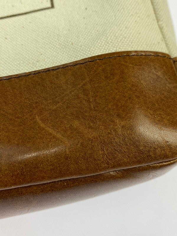 【中古美品】【メンズ/レディース】 PHERROWS フェローズ POSTMAN BAG NATURAL 25S-PBG1 ポストマンバッグ カバン 188-260306-jt-09-min カラー:オフホワイト 万代Net店