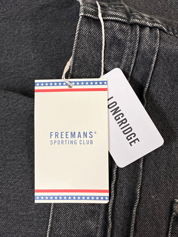 【中古品】【メンズ】 FREEMANS SPORTING CLUB フリーマンズ スポーティング クラブ LONGRIDGE JEAN JACKET FY243JKA02 ロングリッジ ジーン ジャケット メンズ アウター Gジャン 147-260311-em-51-min サイズ:L カラー:インディゴブラック 万代Net店