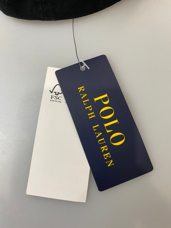 【中古美品】【メンズ】 POLO RALPH LAUREN ポロ・ラルフローレン LOGO CAP キャップ 帽子 185-260305-AS-45-min カラー:ブラック 万代Net店