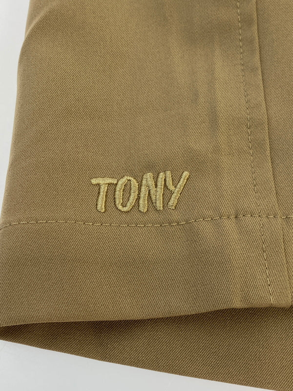 【中古品】【メンズ】 TONY TAIZSUN トニータイズサン URBAN STTETCH SHORTS 19SS-017 アーバンステッチショーツ メンズ ショートパンツ ボトムス 短パン 151-260731-em-32-min サイズ:M カラー:ブラウン 万代Net店