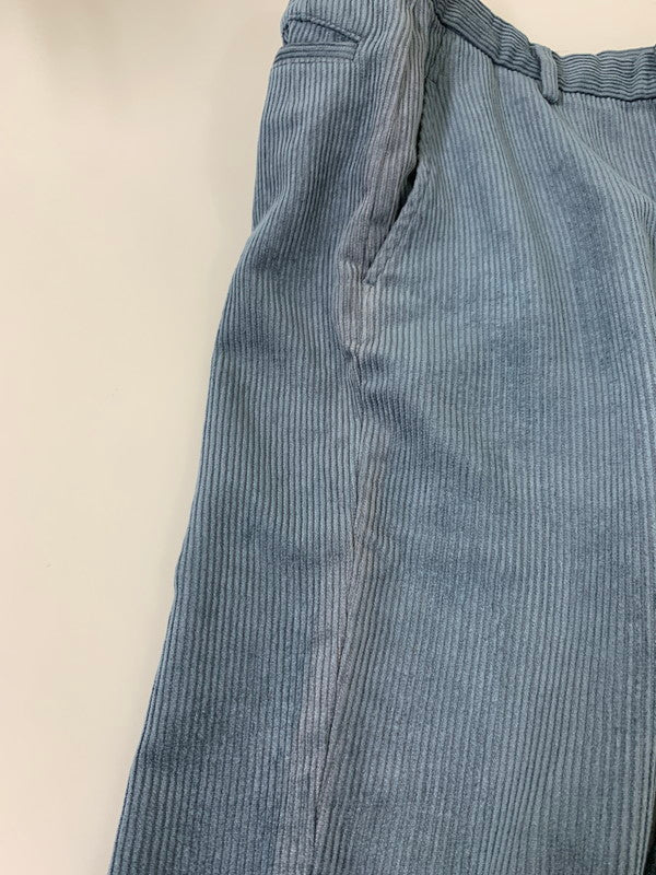 【中古品】【メンズ】 ISSEY MIYAKE イッセイミヤケ 90’s CORDUROY PANT 90年代 コーデュロイパンツ ボトムス 151-260228-SH-02-min サイズ:L カラー:ブルー系 万代Net店