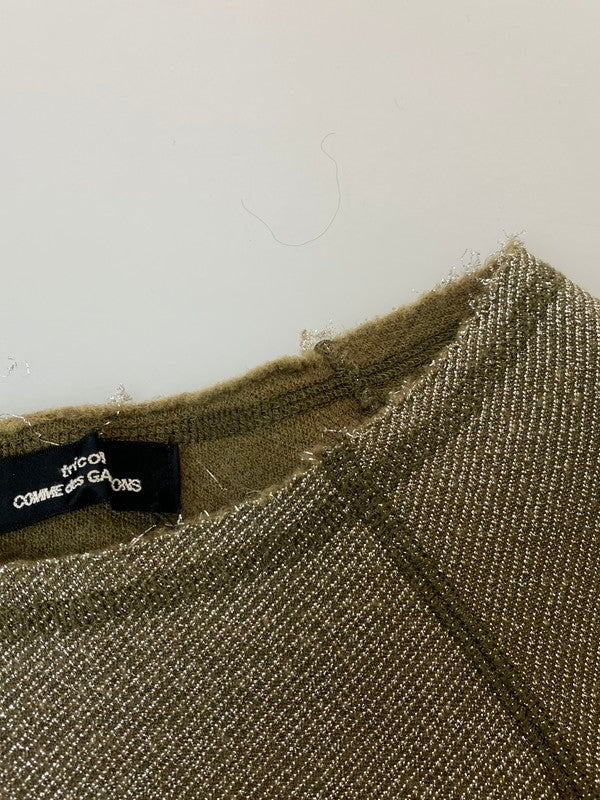 【中古品】【レディース】 tricot COMME des GARCONS トリココムデギャルソン ジップアップ ラメジャケット 170-260320-zi-26-min サイズ:不明 万代Net店