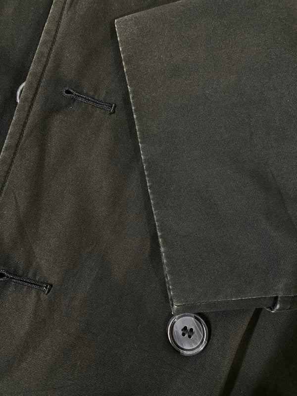 【現状渡し品】【メンズ】 LONDON FOG ロンドン フォグ 70~80S TRENCH COAT 70年代 80年代 トレンチコート アウター ヴィンテージ 146-260918-hu-32-min サイズ:44 カラー:ブラック(色あせ) 万代Net店