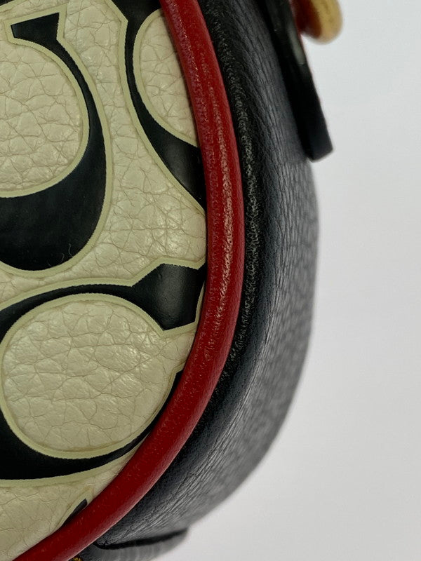 【中古品】【レディース】 COACH コーチ KEITH HARING MICKY MOUSE CROSSBODY BAG K2081-4888 キースヘリング クロスボディーバッグ ショルダーバッグ カバン 180-260313-yn-18-min カラー:アイボリー 万代Net店