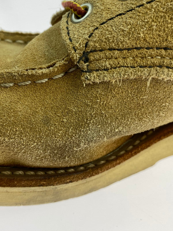 【中古品】【メンズ】 RED WING レッドウィング 6INCH CLASSIC MOC TOE 8173 6インチ クラシック モック トゥ ブーツ 靴 メンズ ラフアウト 164-260318-em-14-min サイズ:25.5cm カラー:ベージュ 万代Net店