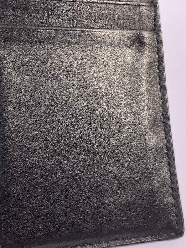 【中古品】【メンズ/レディース】 BOTTEGAVENETA ボッテガヴェネタ イントレチャート 長財布 ロング ウォレット メンズ レディース 181-260403-em-53-min カラー:ブラック 万代Net店