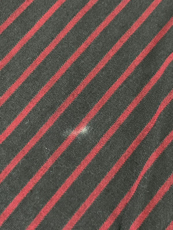 【中古品】【メンズ】 GAULTIER HOMME OBJET ジャンポール ゴルチエ オム オブジェ STRIPE SHIRT ストライプシャツ メンズ トップス ボタンダウンシャツ 141-260322-em-14-min サイズ:48 カラー:ブラック/レッド(ストライプ) 万代Net店