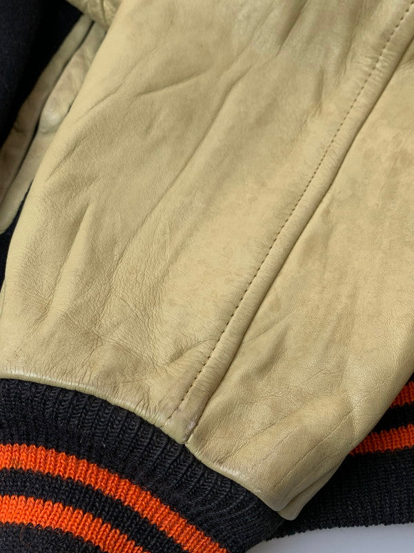 【現状渡し品】【メンズ】 GOLDEN THREAD ゴールデン スレッド 80S STADIUM JACKET スタジアムジャケット 146-260331-zi-25-min サイズ:44 カラー:ブラック 万代Net店